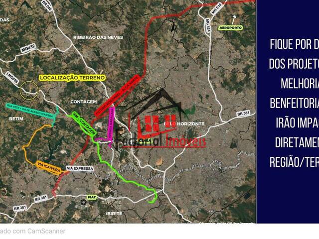 Terreno para Venda em Esmeraldas - 1